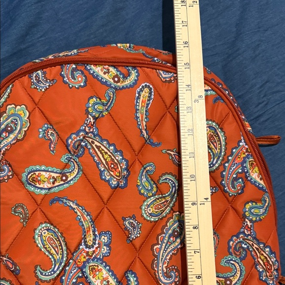 Vera Bradley Orange Quilted Bag - Picture 6 of 12